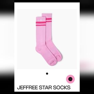 Jeffree Star Pink Socks